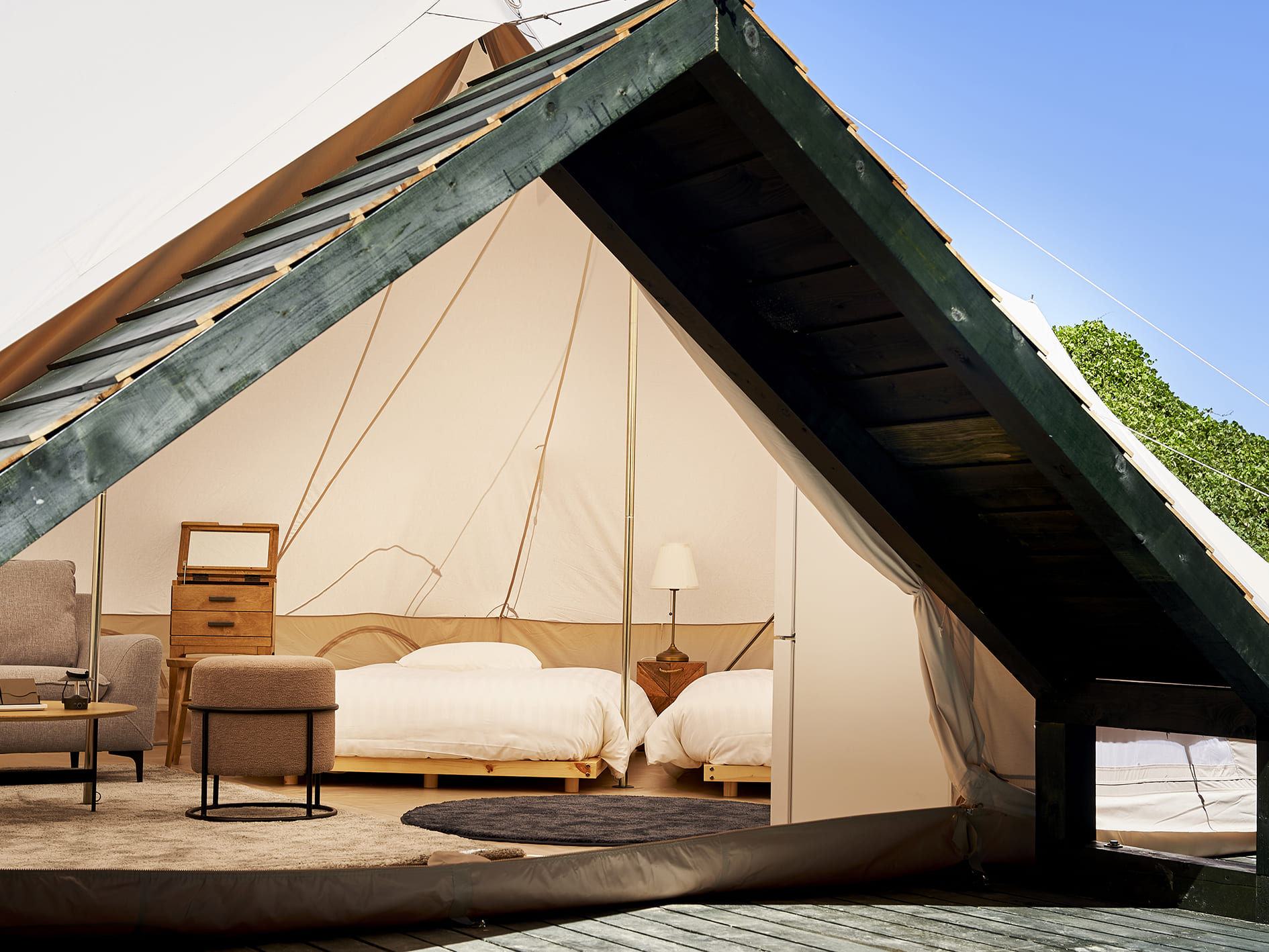 公式】茨城・五浦 幽谷隠田跡温泉｜源泉掛け流し&グランピング