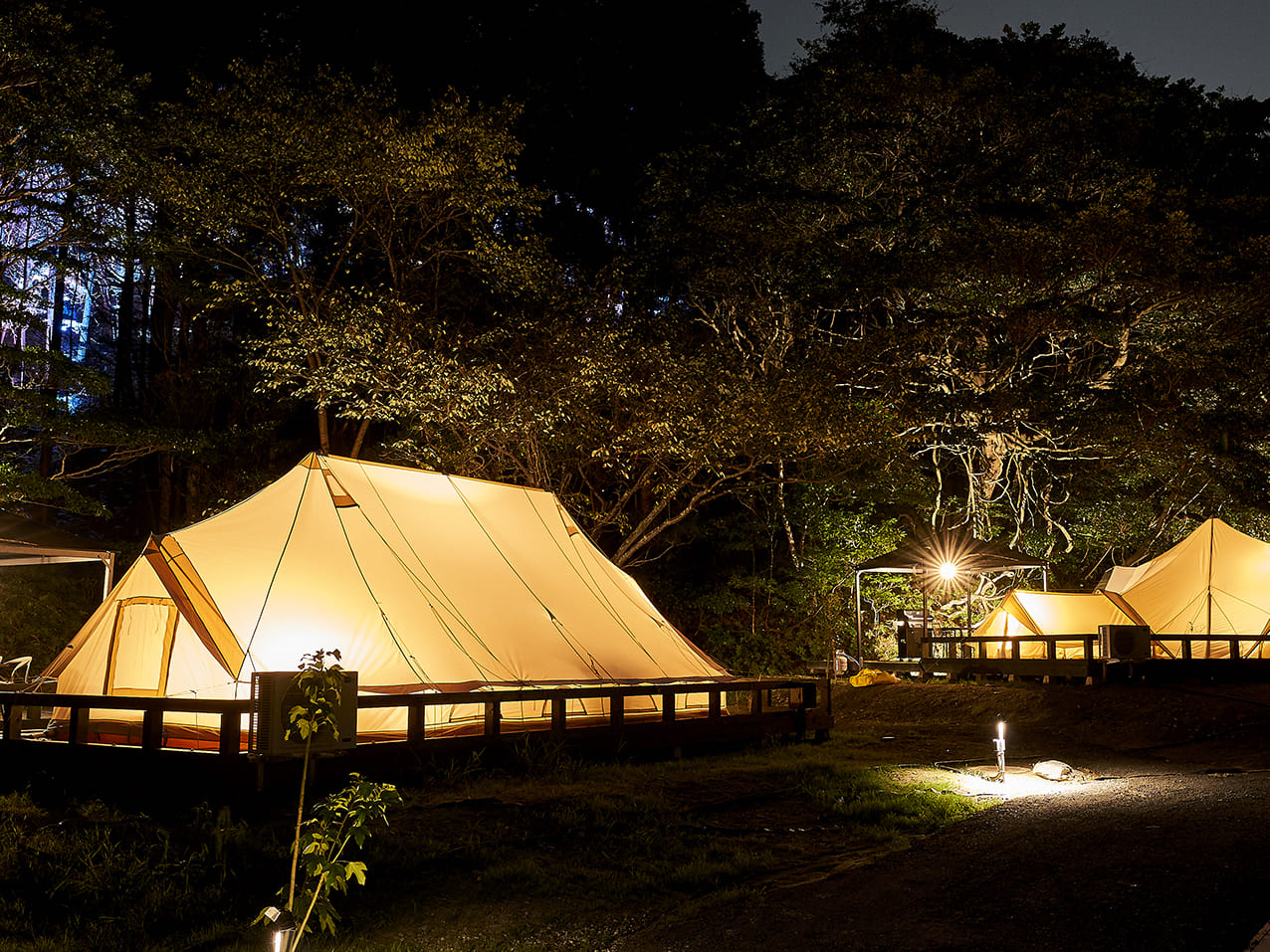 公式】茨城・五浦 幽谷隠田跡温泉｜源泉掛け流し&グランピング